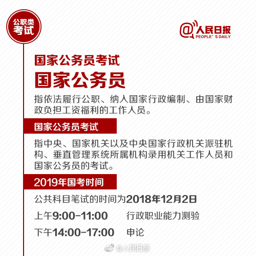 國(guó)考報(bào)名今天截止！還有這些公職類考試了解下