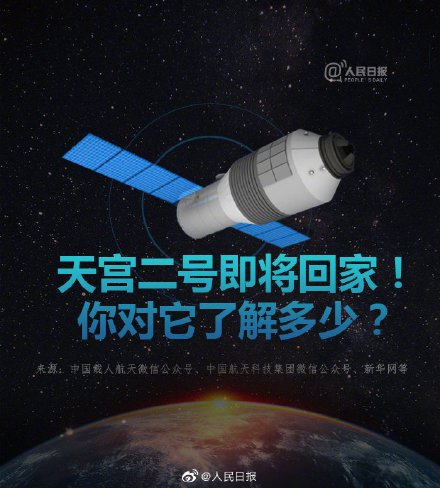 公務(wù)員考試時(shí)政：天宮二號退休